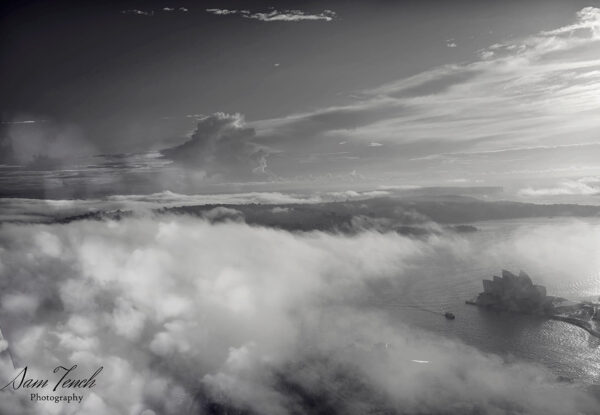 sydney harbour under clouds Sam Tench